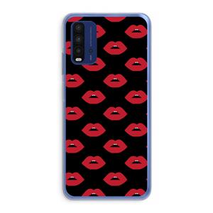 CaseCompany Lips: Xiaomi Redmi 9T Transparant Hoesje