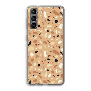 CaseCompany Terrazzo N°17: Samsung Galaxy S21 Transparant Hoesje