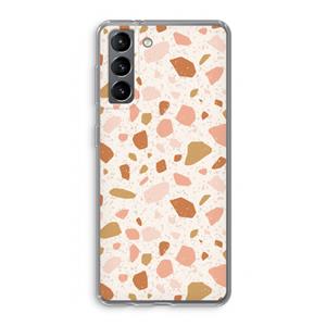 CaseCompany Terrazzo N°18: Samsung Galaxy S21 Transparant Hoesje