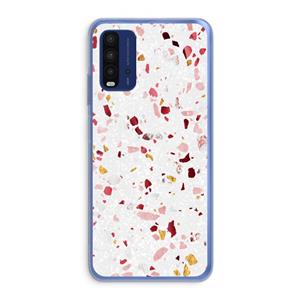 CaseCompany Terrazzo N°9: Xiaomi Redmi 9T Transparant Hoesje