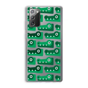 CaseCompany Crocs: Samsung Galaxy Note 20 / Note 20 5G Transparant Hoesje