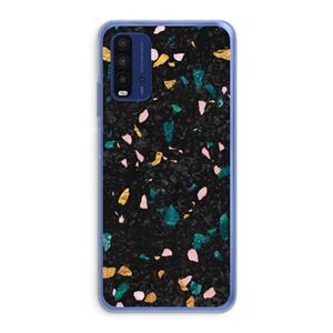 CaseCompany Terrazzo N°10: Xiaomi Redmi 9T Transparant Hoesje