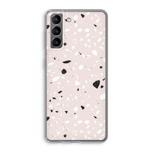 CaseCompany Terrazzo N°20: Samsung Galaxy S21 Transparant Hoesje