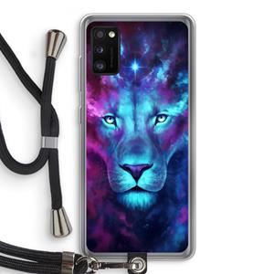 CaseCompany Firstborn: Samsung Galaxy A41 Transparant Hoesje met koord