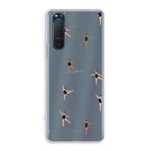 CaseCompany Dancing #1: Sony Xperia 5 II Transparant Hoesje