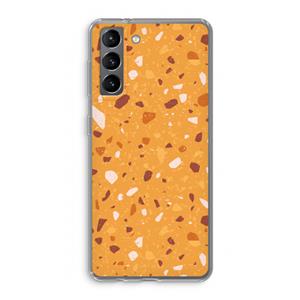 CaseCompany Terrazzo N°24: Samsung Galaxy S21 Transparant Hoesje