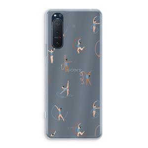 CaseCompany Dancing #3: Sony Xperia 5 II Transparant Hoesje