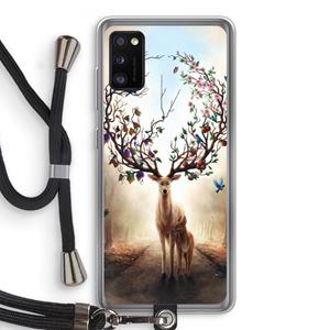 CaseCompany Seasons Change: Samsung Galaxy A41 Transparant Hoesje met koord