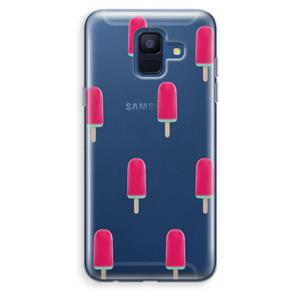 CaseCompany Waterijsje: Samsung Galaxy A6 (2018) Transparant Hoesje