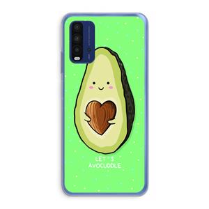 CaseCompany Avocuddle: Xiaomi Redmi 9T Transparant Hoesje