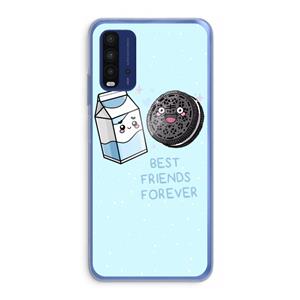 CaseCompany Best Friend Forever: Xiaomi Redmi 9T Transparant Hoesje