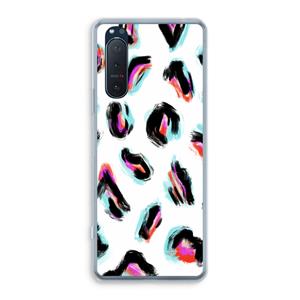 CaseCompany Cheetah color: Sony Xperia 5 II Transparant Hoesje