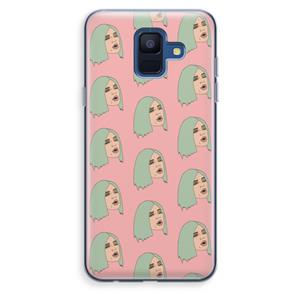 CaseCompany King Kylie: Samsung Galaxy A6 (2018) Transparant Hoesje