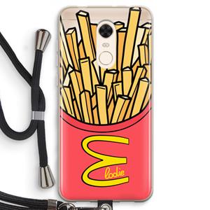 CaseCompany McElodie: Xiaomi Redmi 5 Transparant Hoesje met koord