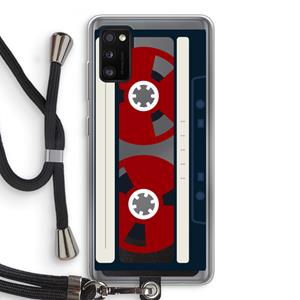 CaseCompany Here's your tape: Samsung Galaxy A41 Transparant Hoesje met koord