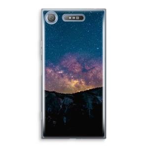 CaseCompany Travel to space: Sony Xperia XZ1 Transparant Hoesje