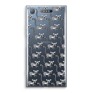 CaseCompany Makis: Sony Xperia XZ1 Transparant Hoesje