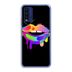CaseCompany Lip Palette: Xiaomi Redmi 9T Transparant Hoesje