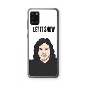 CaseCompany Let It Snow: Samsung Galaxy A31 Transparant Hoesje