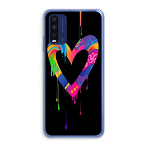 CaseCompany Melts My Heart: Xiaomi Redmi 9T Transparant Hoesje