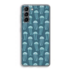 CaseCompany Kwallie: Samsung Galaxy S21 Transparant Hoesje
