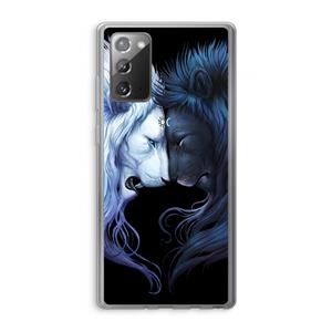 CaseCompany Brotherhood: Samsung Galaxy Note 20 / Note 20 5G Transparant Hoesje