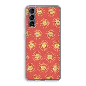 CaseCompany Zon: Samsung Galaxy S21 Transparant Hoesje