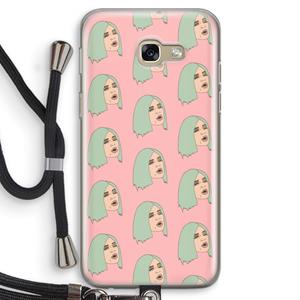 CaseCompany King Kylie: Samsung Galaxy A5 (2017) Transparant Hoesje met koord