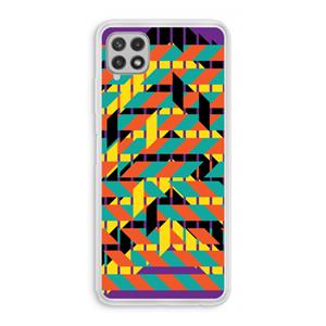 CaseCompany Skew Bee 2: Samsung Galaxy A22 4G Transparant Hoesje