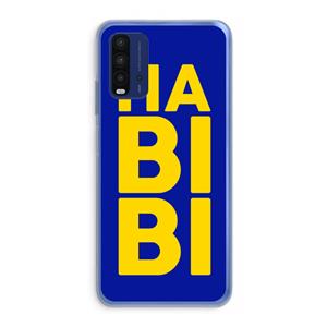 CaseCompany Habibi Blue: Xiaomi Redmi 9T Transparant Hoesje