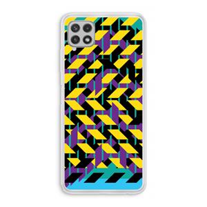 CaseCompany Skew Bee 3: Samsung Galaxy A22 4G Transparant Hoesje
