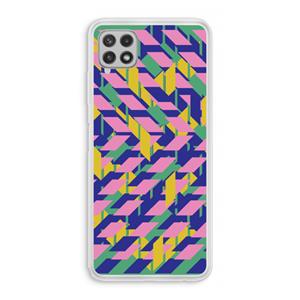 CaseCompany Skew Blush 1: Samsung Galaxy A22 4G Transparant Hoesje