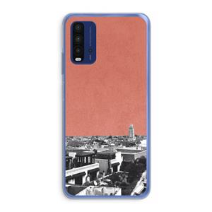 CaseCompany Marrakech Skyline : Xiaomi Redmi 9T Transparant Hoesje