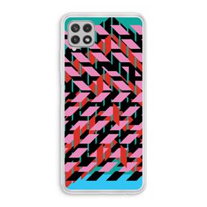 CaseCompany Skew Blush 2: Samsung Galaxy A22 4G Transparant Hoesje