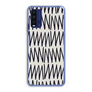 CaseCompany Marrakech Zigzag: Xiaomi Redmi 9T Transparant Hoesje