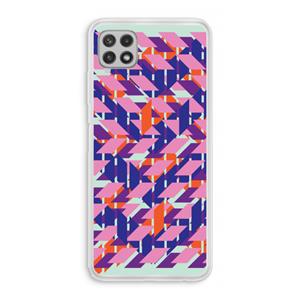 CaseCompany Skew Blush 3: Samsung Galaxy A22 4G Transparant Hoesje