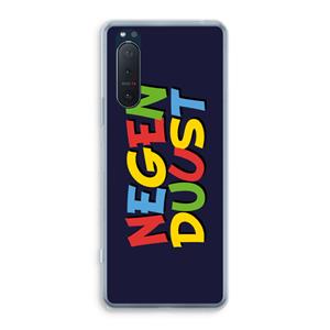 CaseCompany 90's One: Sony Xperia 5 II Transparant Hoesje