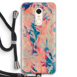 CaseCompany Alone: Xiaomi Redmi 5 Transparant Hoesje met koord
