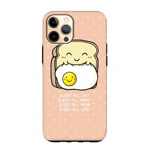CaseCompany Sleep All Day: iPhone 12 Pro Max Tough Case