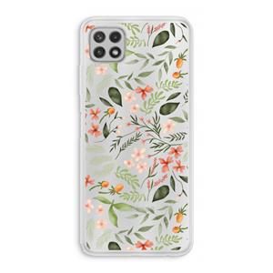 CaseCompany Sweet little flowers: Samsung Galaxy A22 4G Transparant Hoesje