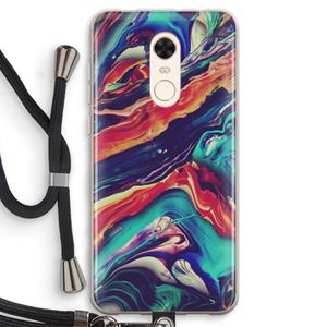 CaseCompany Chameleon Sun: Xiaomi Redmi 5 Transparant Hoesje met koord