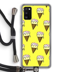 CaseCompany Isjes: Samsung Galaxy A41 Transparant Hoesje met koord