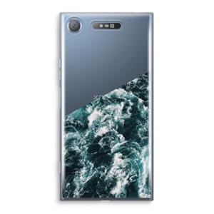CaseCompany Zee golf: Sony Xperia XZ1 Transparant Hoesje