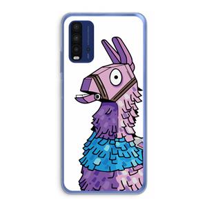 CaseCompany Lama: Xiaomi Redmi 9T Transparant Hoesje