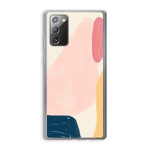 CaseCompany Saturday Flow: Samsung Galaxy Note 20 / Note 20 5G Transparant Hoesje