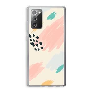 CaseCompany Sunday Chillings: Samsung Galaxy Note 20 / Note 20 5G Transparant Hoesje