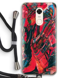 CaseCompany Endless Descent: Xiaomi Redmi 5 Transparant Hoesje met koord