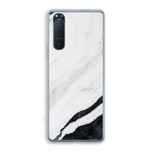 CaseCompany Elegante marmer: Sony Xperia 5 II Transparant Hoesje