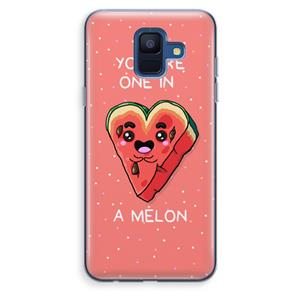 CaseCompany One In A Melon: Samsung Galaxy A6 (2018) Transparant Hoesje