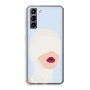 CaseCompany Incognito: Samsung Galaxy S21 Transparant Hoesje